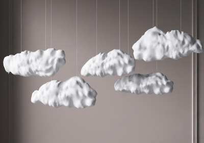 现代吊灯3D模型下载